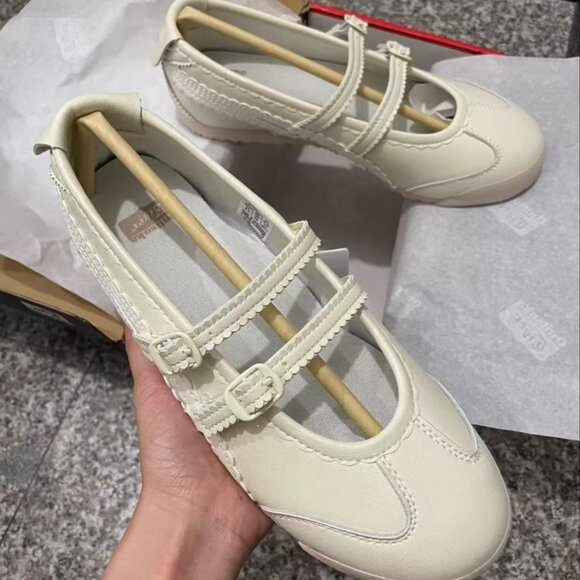 Patou x Onitsuka Tiger MEXICO 66 BALLERINA Mary Jane Shoes - Picture 3 of 6